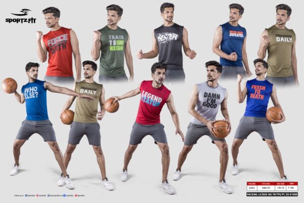 Sleeveless Sport T-shirt For Gym wholesale