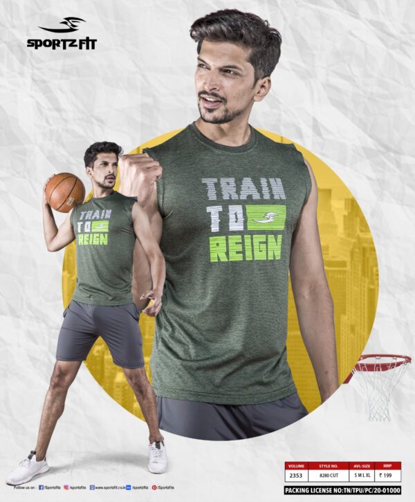 Sleeveless Sport T-shirt For Gym wholesale