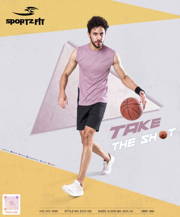 Sleeveless Sport T-shirt For Gym wholesale