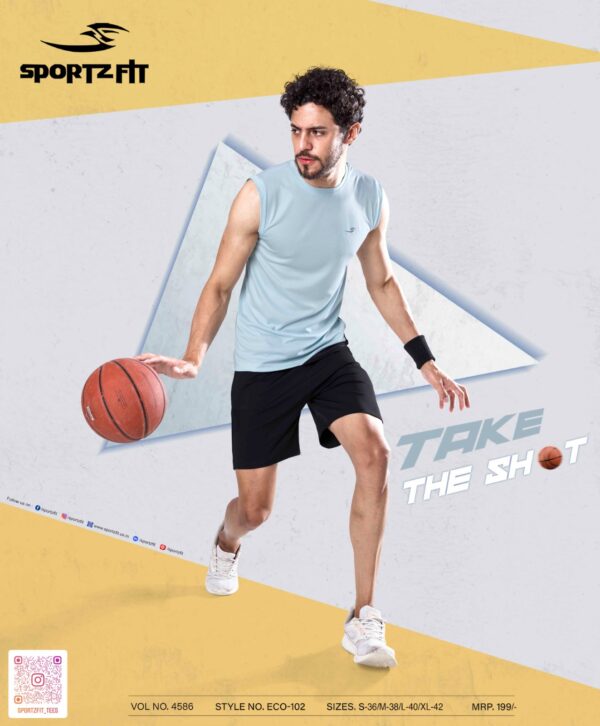Sleeveless Sport T-shirt For Gym wholesale