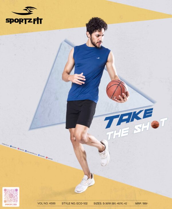Sleeveless Sport T-shirt For Gym wholesale