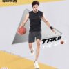 Sleeveless Sport T-shirt For Gym wholesale