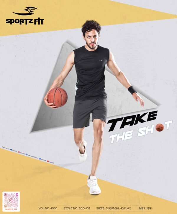 Sleeveless Sport T-shirt For Gym wholesale