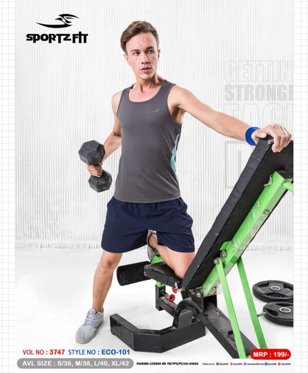Sleeveless Sport T-shirt For Gym wholesale