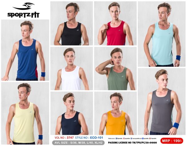 Sleeveless Sport T-shirt For Gym wholesale