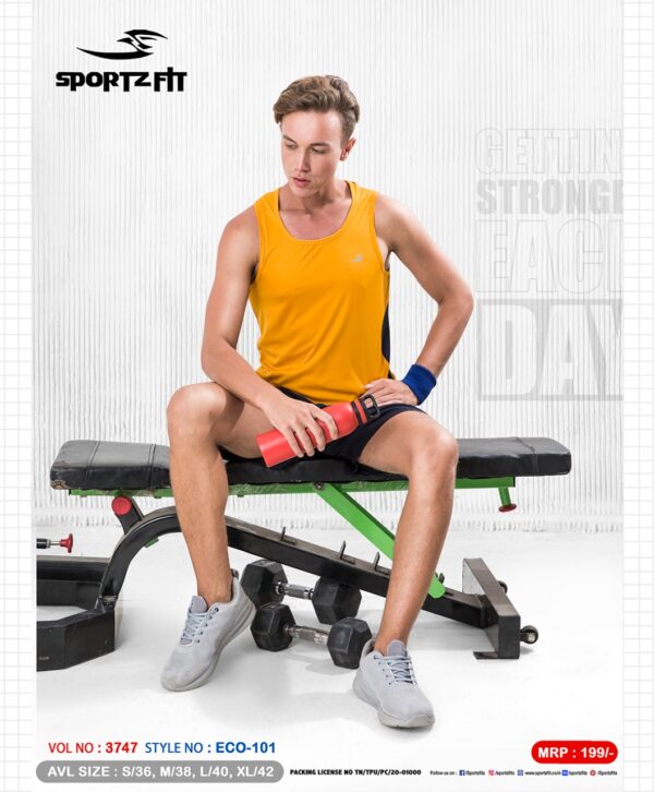 Sleeveless Sport T-shirt For Gym wholesale